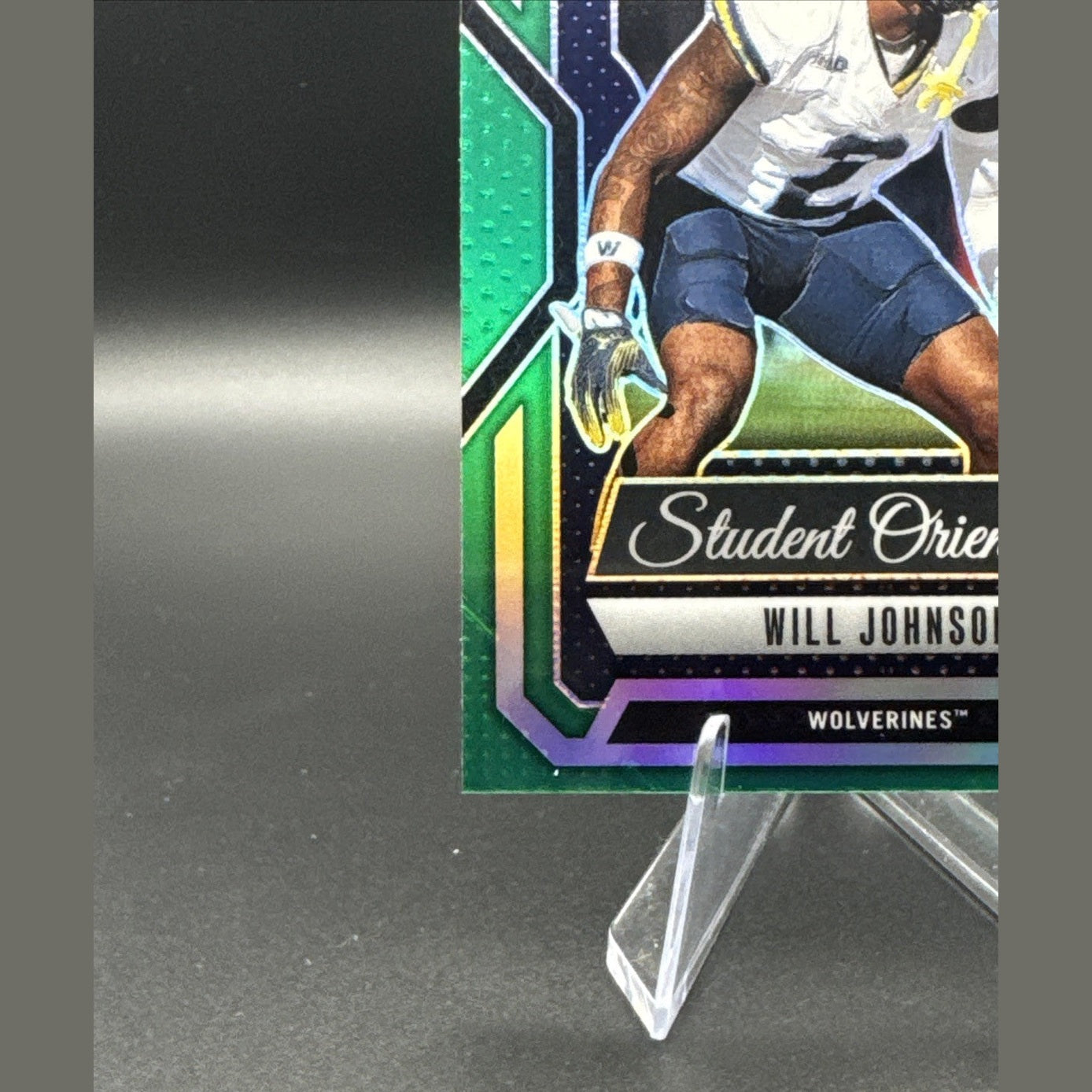 Will Johnson [Green] #18 2025 Panini Prizm Draft Picks Student Orientation