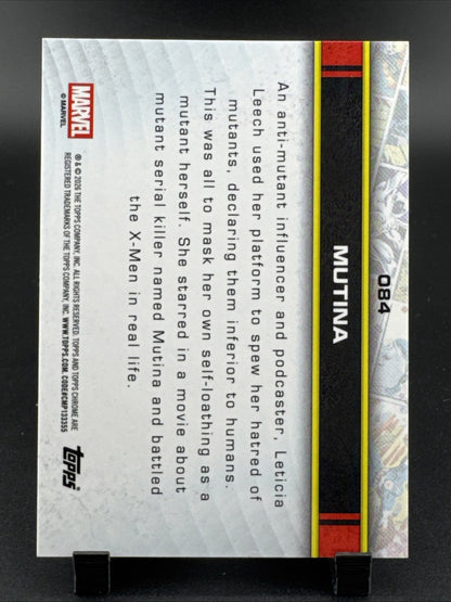 Topps Chrome Marvel Mutina #084 1st Appearance Serial Numbered 24/75