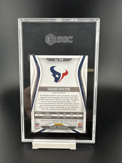 2020 PANINI CERTIFIED 179 ISAIAH COULTER MIRROR PURPLE /10