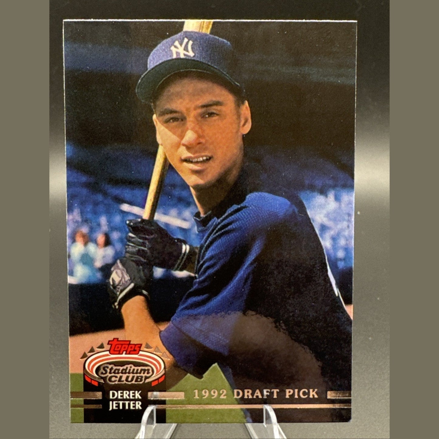 2021 Topps Stadium Club Derek Jeter #SCG-25 “1992 Draft Pick” (reprint)