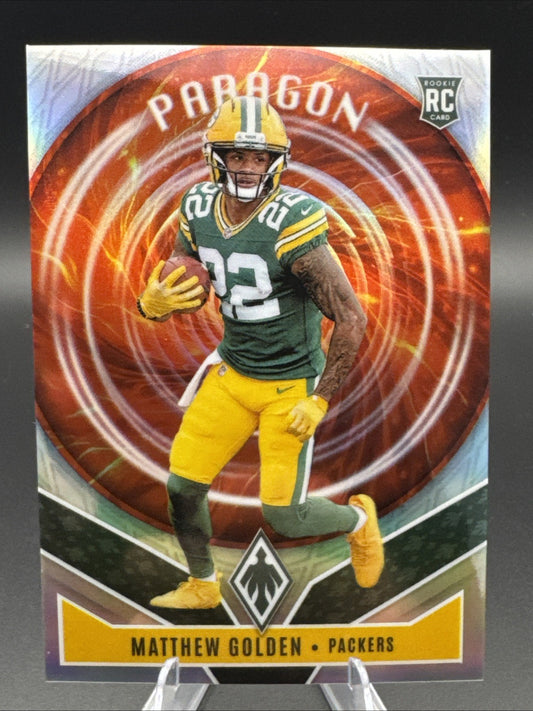 2025 Phoenix #13 Matthew Golden Paragon Green Bay Packers Rookie Card