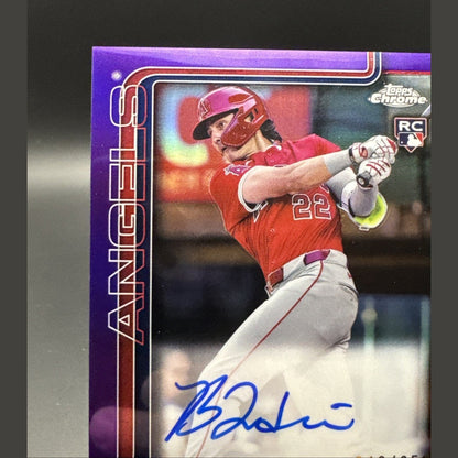 2025 Topps Chrome Bryce Teodosio Rookie Auto Rookie RC #RA-BTE Angels
