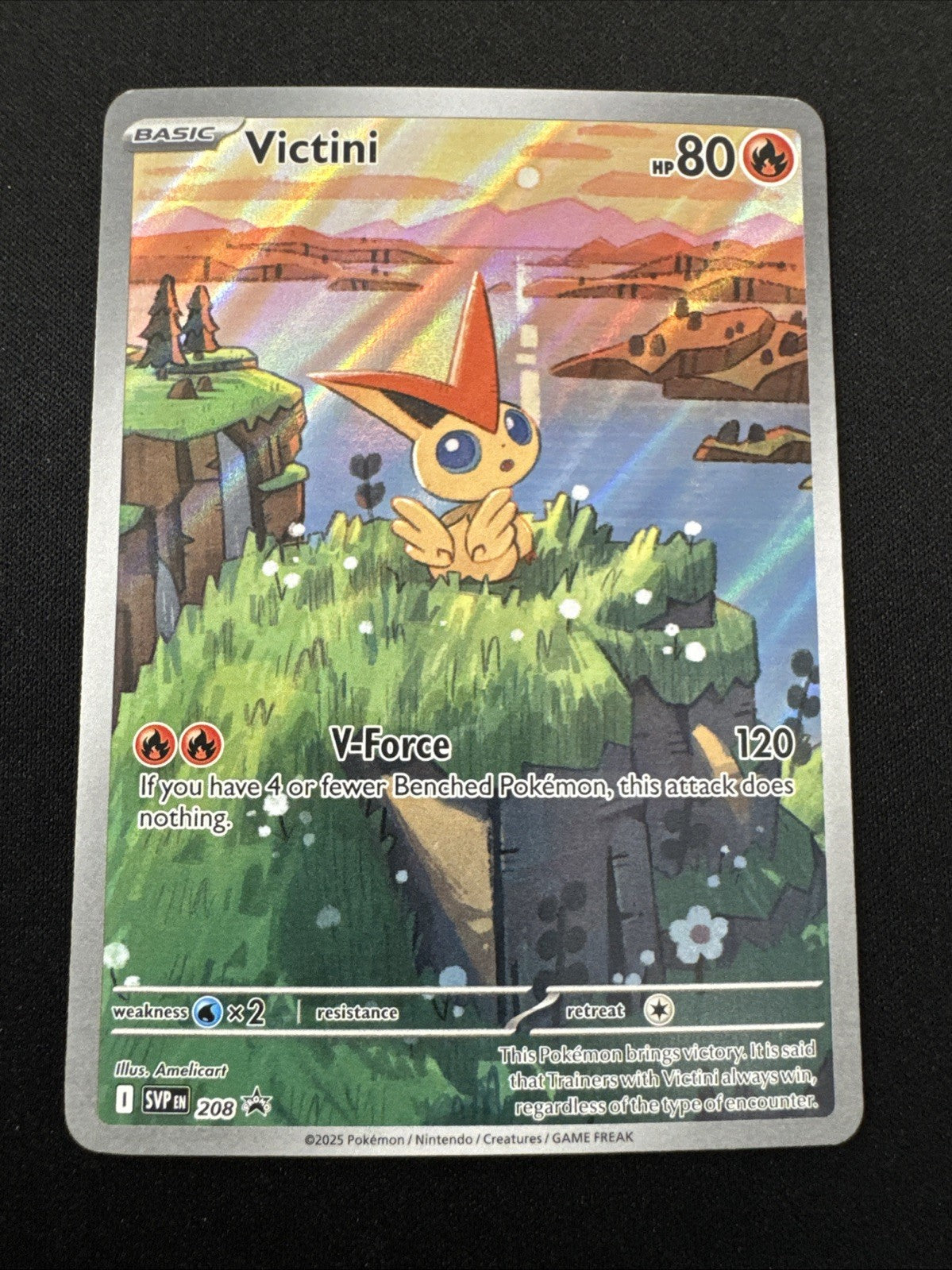 Victini 208 Sv: Scarlet & Violet Promo Full Art Holo Basic Promo 80 HP