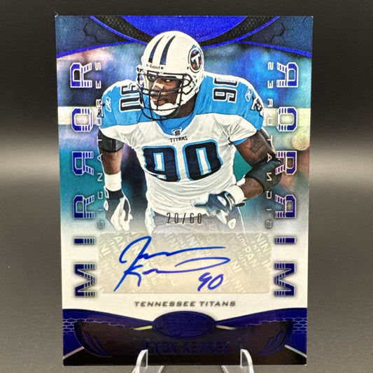 2019 Panini Certified - Signatures Jevon Kearse #MI-JK Mirror Blue 20/60 Auto