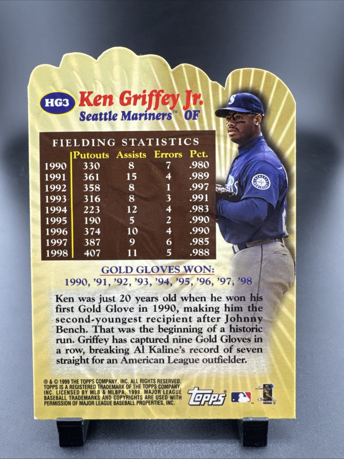 2000 Topps - Hands of Gold Ken Griffey Jr #HG3