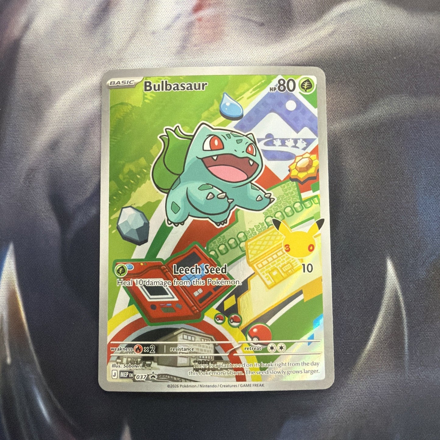 Bulbasaur 037 Me: Mega Evolution 30th Anniversary Promo Holo