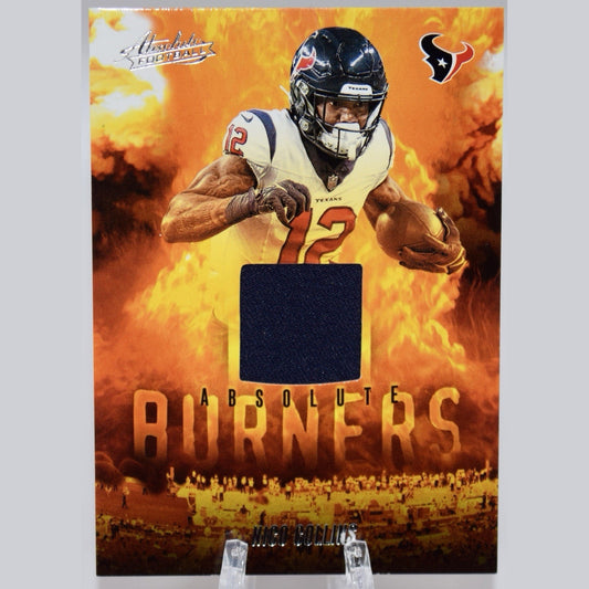 2025 Panini Absolute Nico Collins #ABU-NCO Absolute Burners MEM Relic Patch