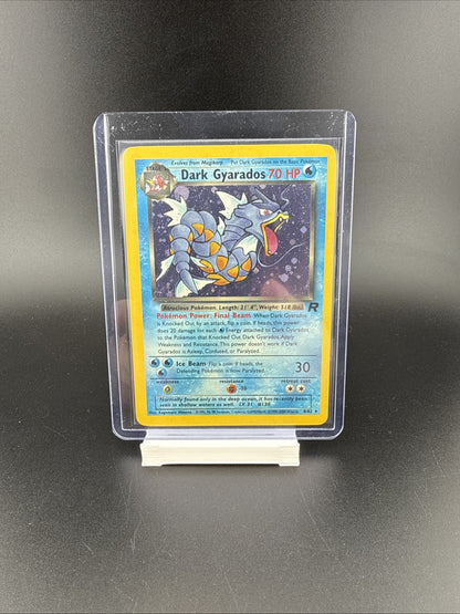 Pokemon TCG Team Rocket Dark Gyardos 8/82 Prerelease Holo Promo