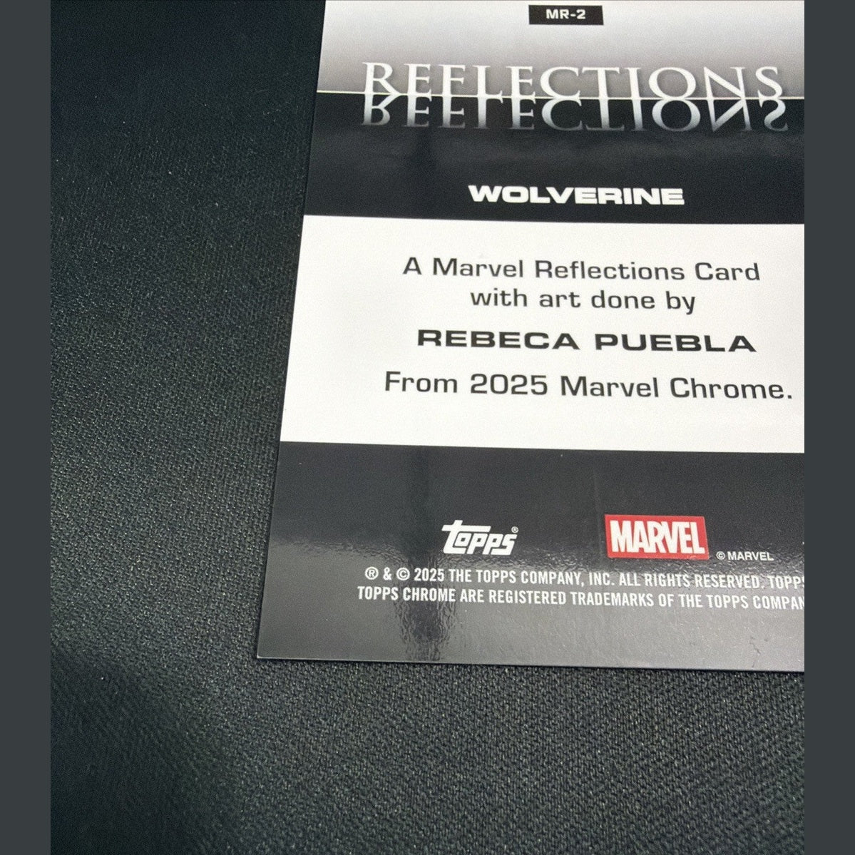 Topps Chrome Marvel Wolverine Reflections SSP