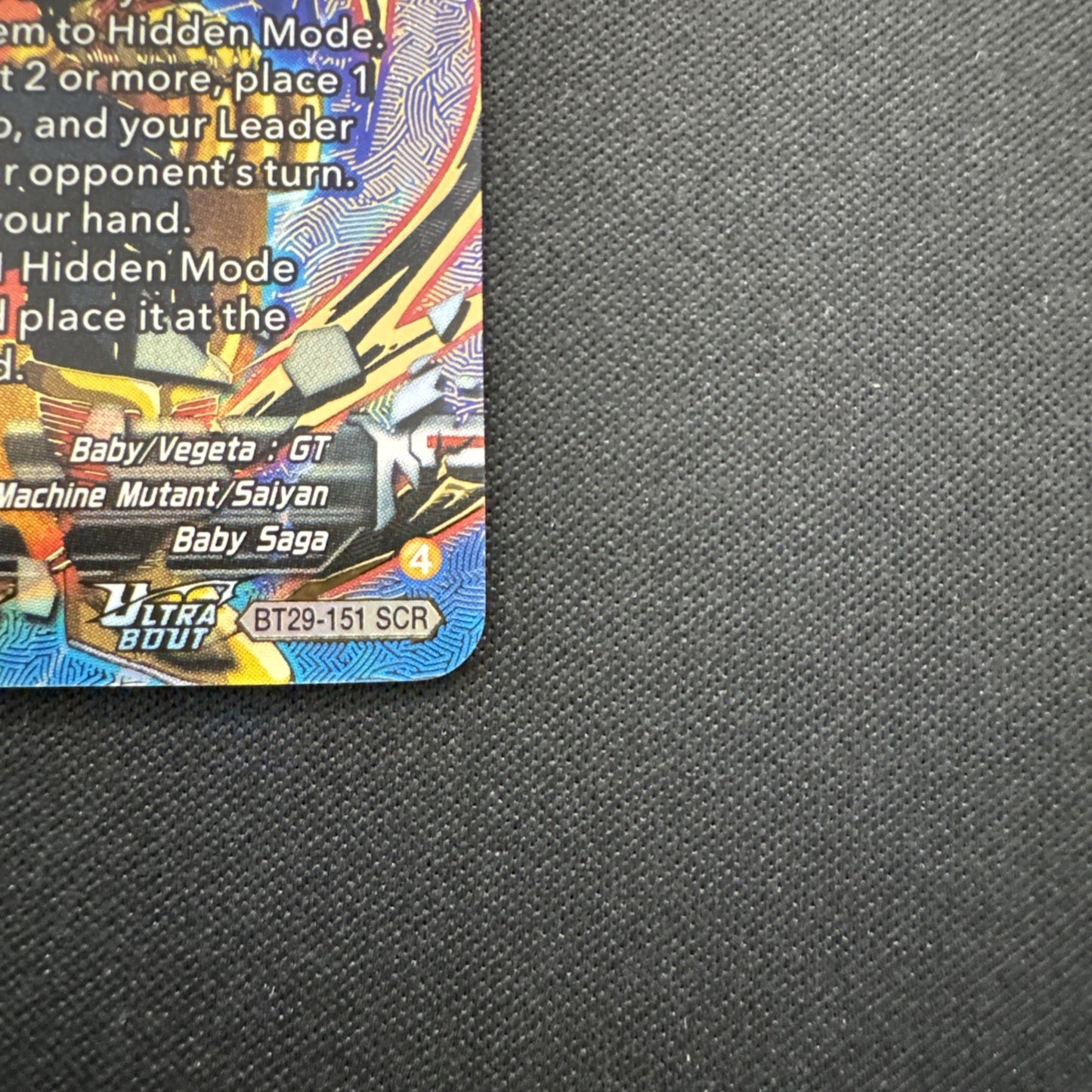 Baby, Avenger Of Ruin - BT29-151 SCR - Fearsome Rivals - Dragon Ball TCG