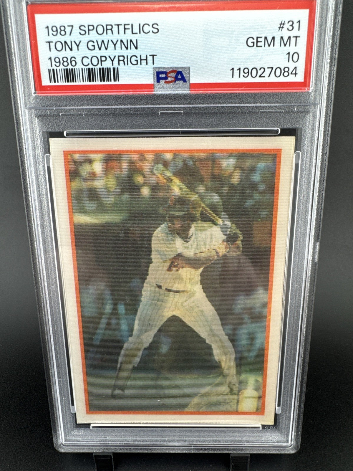 1987 Sportflics - Tony Gwynn #31 PSA 10