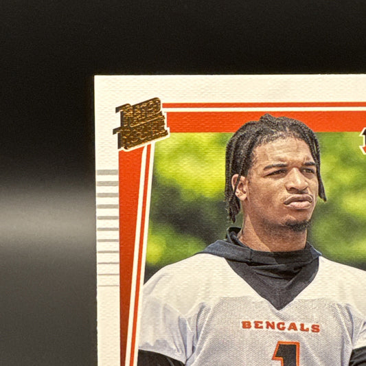 2021 Donruss Jamarr Chase Rated Rookie Canvas #262 Bengals