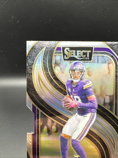 2024 Panini Select Premier Level Die-Cut Silver Justin Jefferson Vikings #174