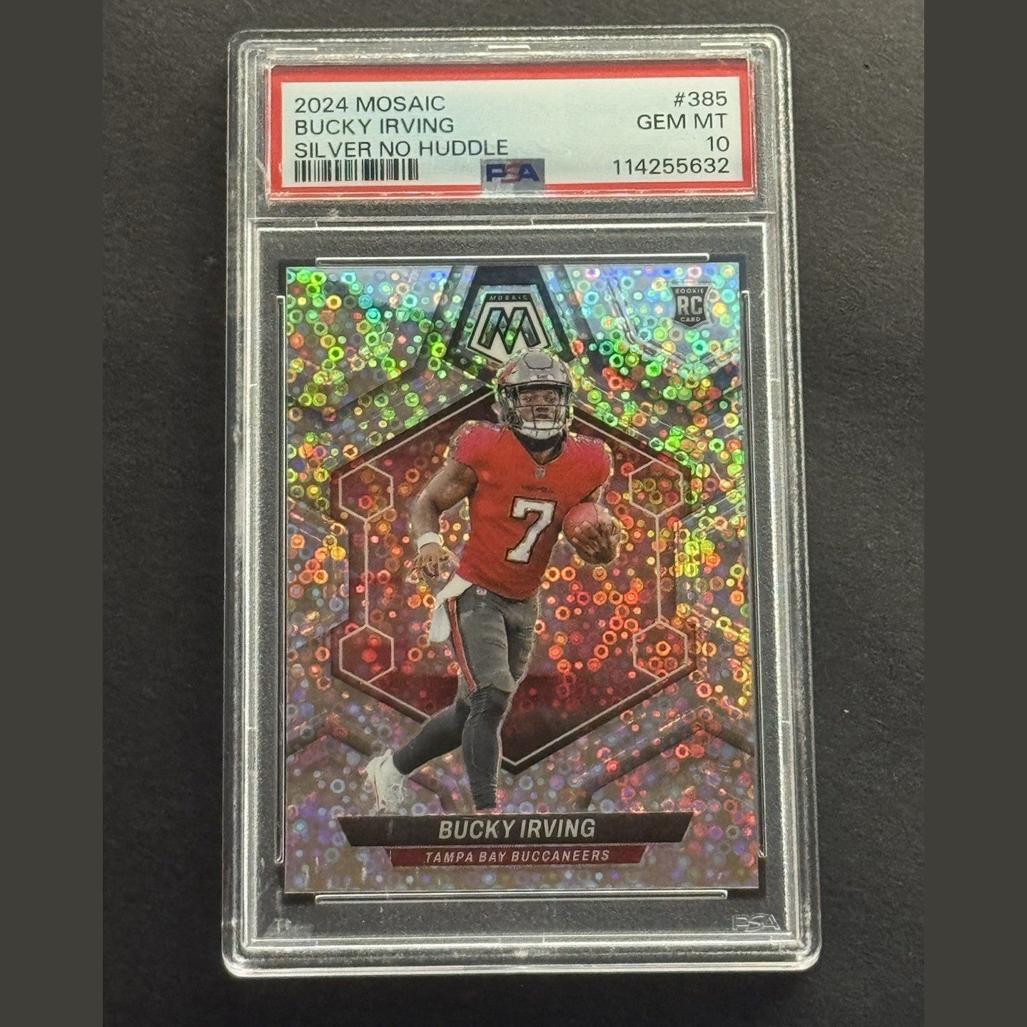 2024 Panini Prizm Bucky Irving 316 No Huddle Disco Psa 10 Sp Holo Rookie Rc Bucs