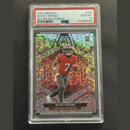 2024 Panini Prizm Bucky Irving 316 No Huddle Disco Psa 10 Sp Holo Rookie Rc Bucs