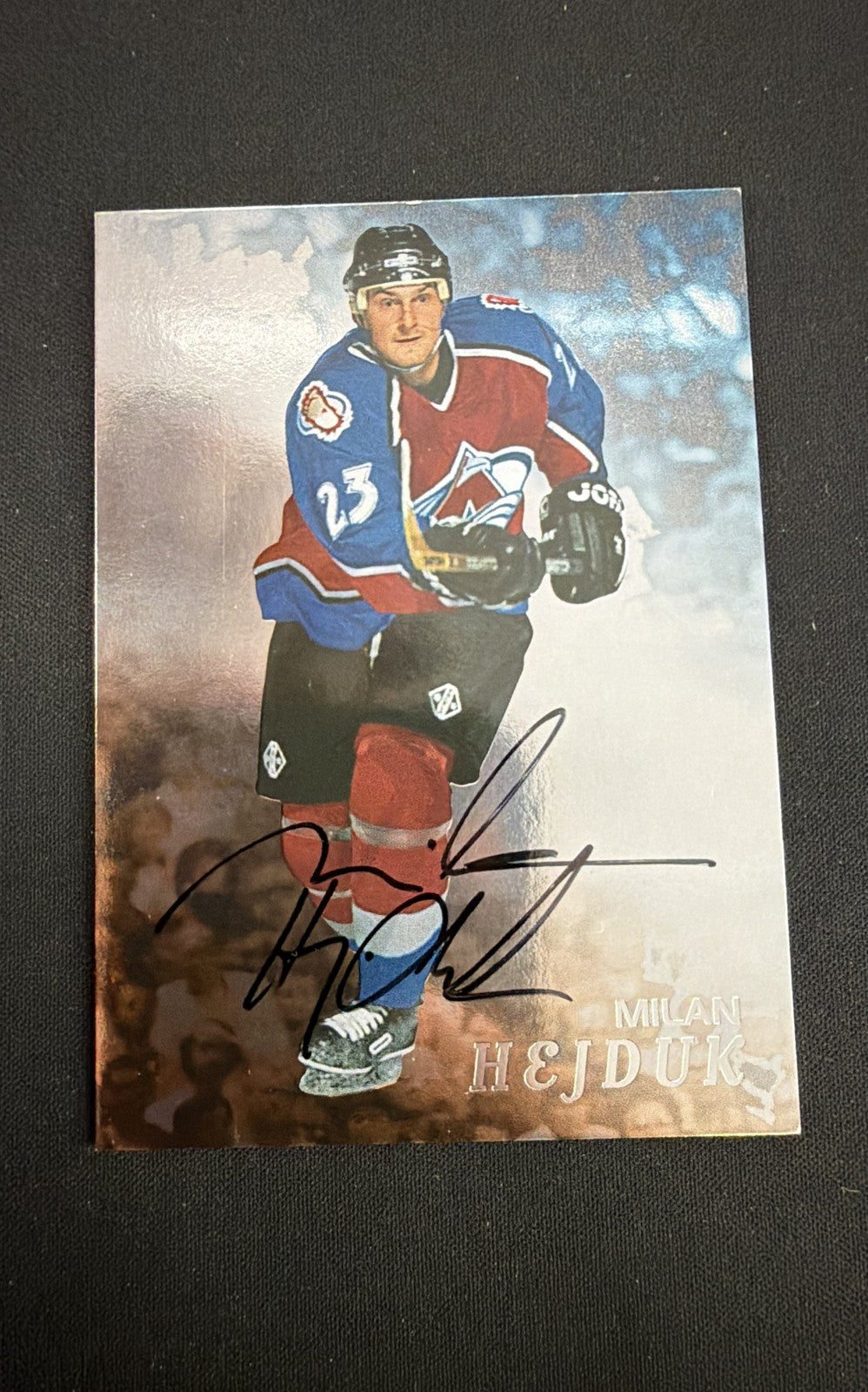 1998-99 In the Game Be A Player - Milan Hejduk #187 Silver Autographs (AU, RC)