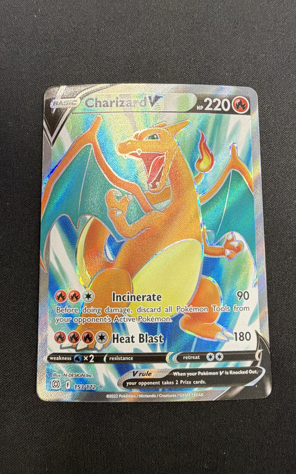 Charizard V (Full Art) 153/172 Swsh09: Brilliant Stars Holo