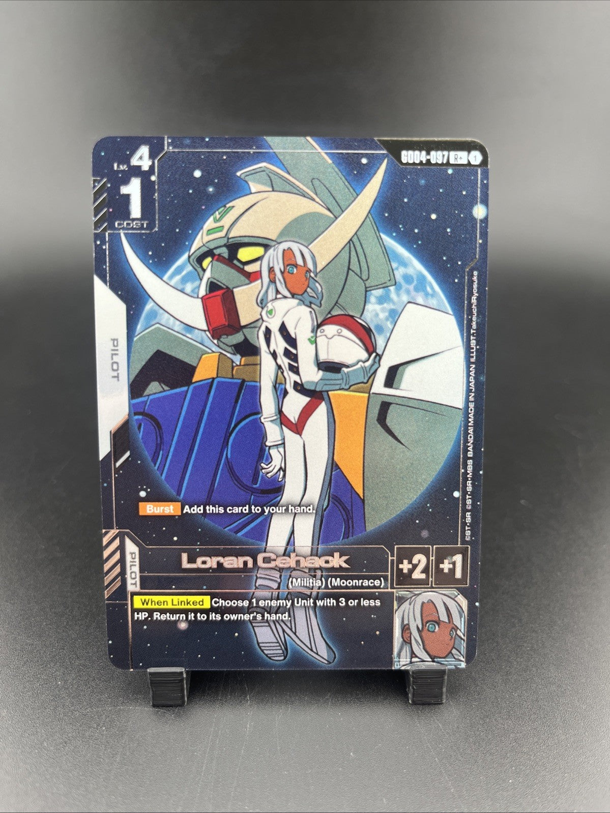 Loran Cehack GD04-097 R+ Phantom Aria Gundam Card Game NM