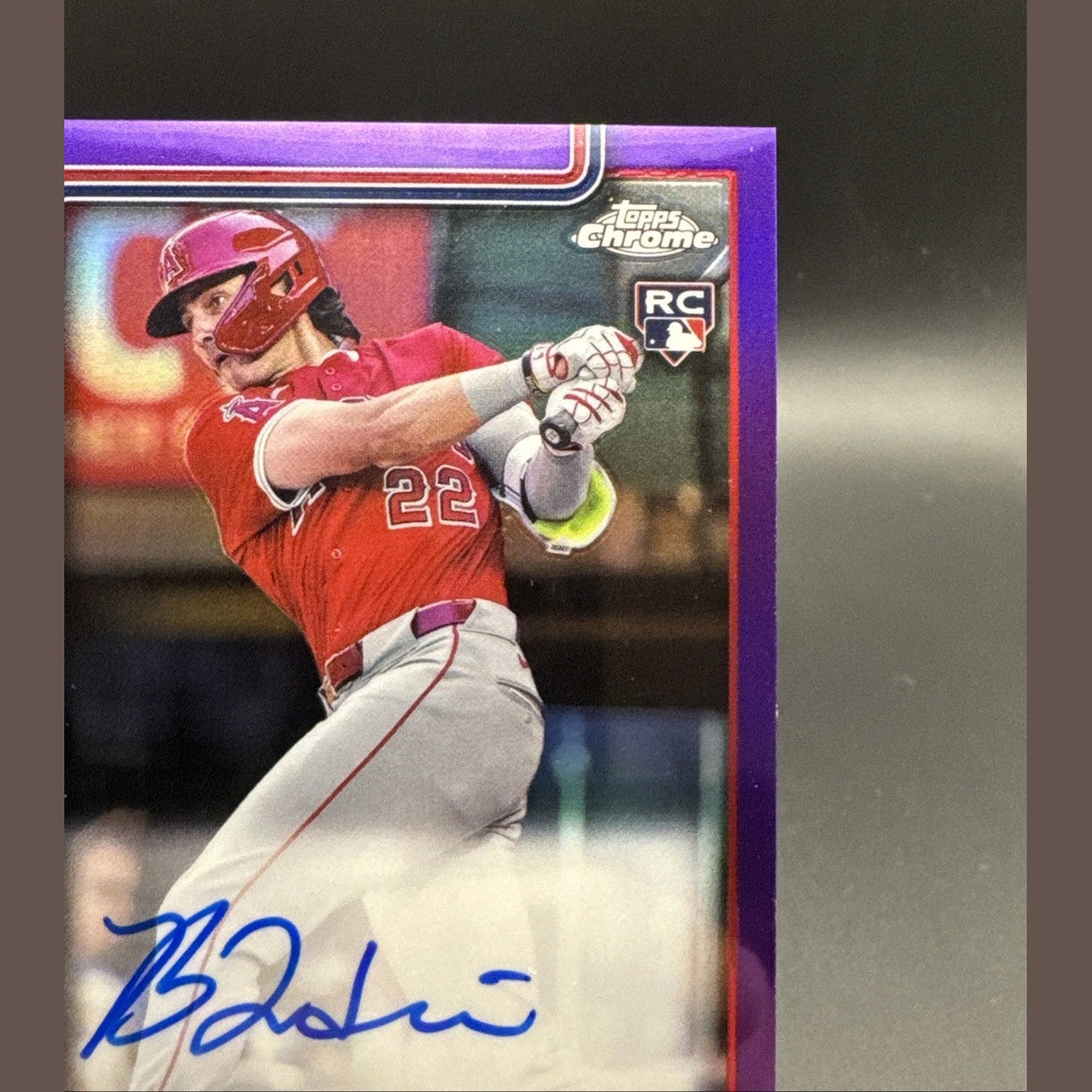 2025 Topps Chrome Bryce Teodosio Rookie Auto Rookie RC #RA-BTE Angels
