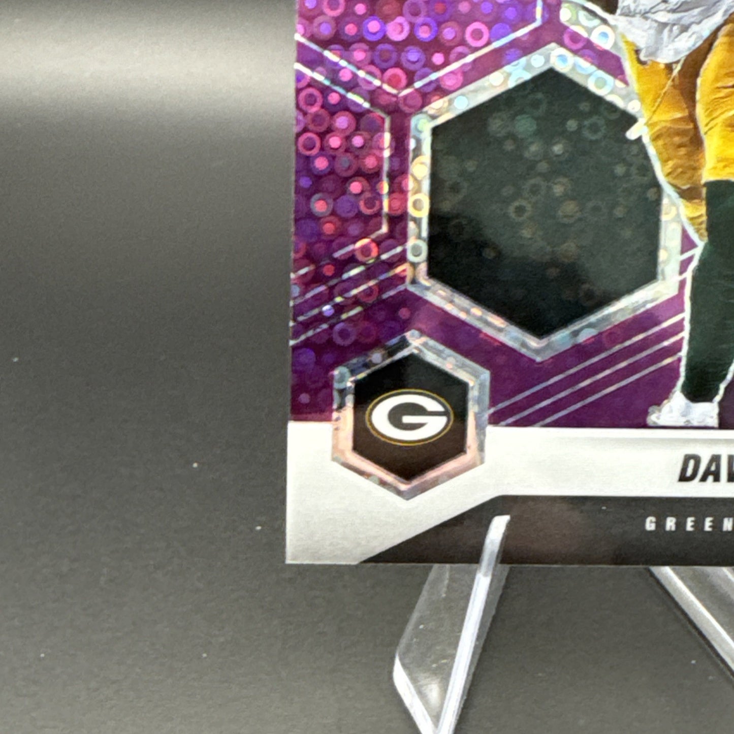 2021 Panini Mosaic Davante Adams #82 No Huddle Purple 12/50