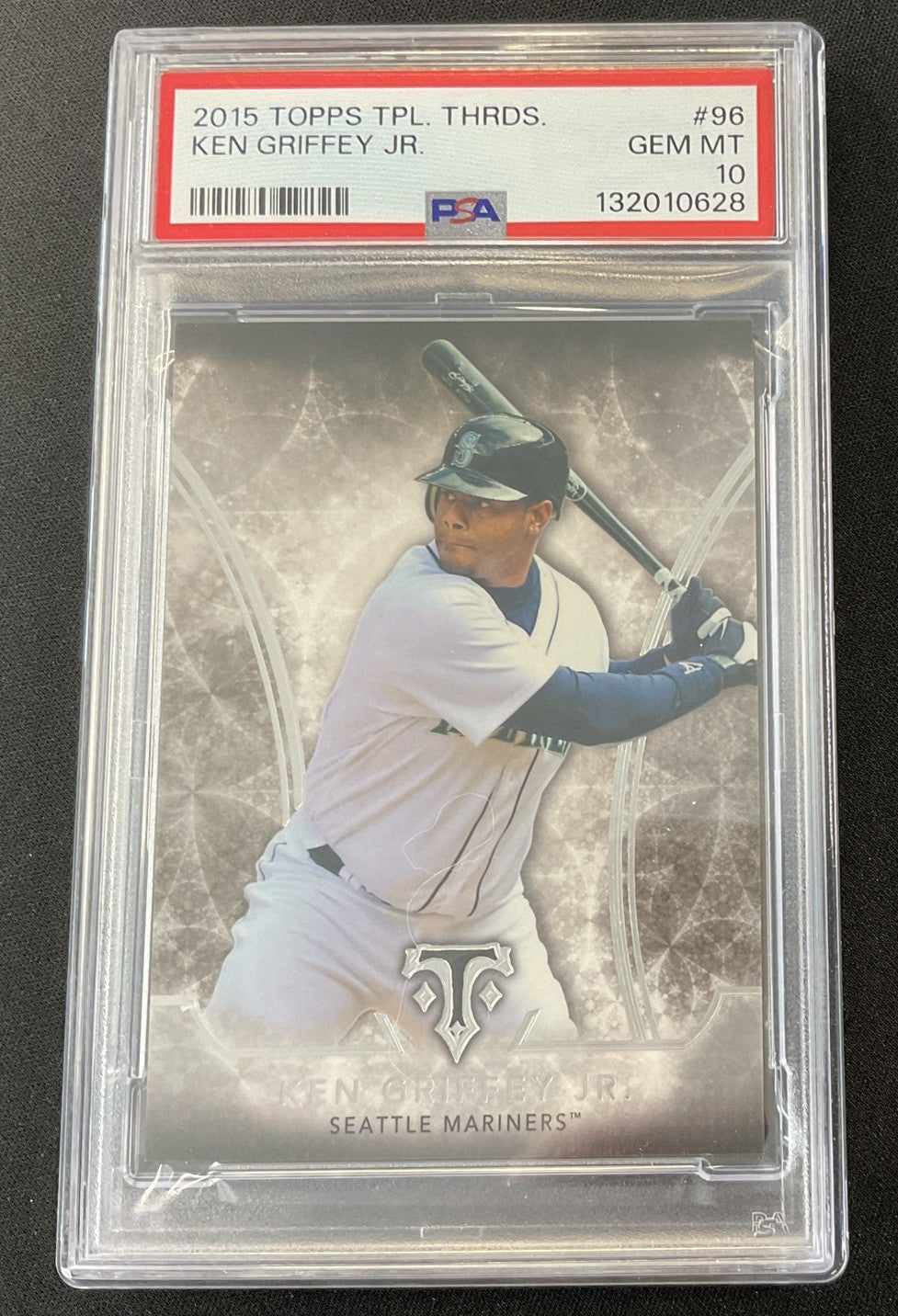 2015 TOPPS TRIPLE THREADS #96 KEN GRIFFEY JR. HOF  PSA 10