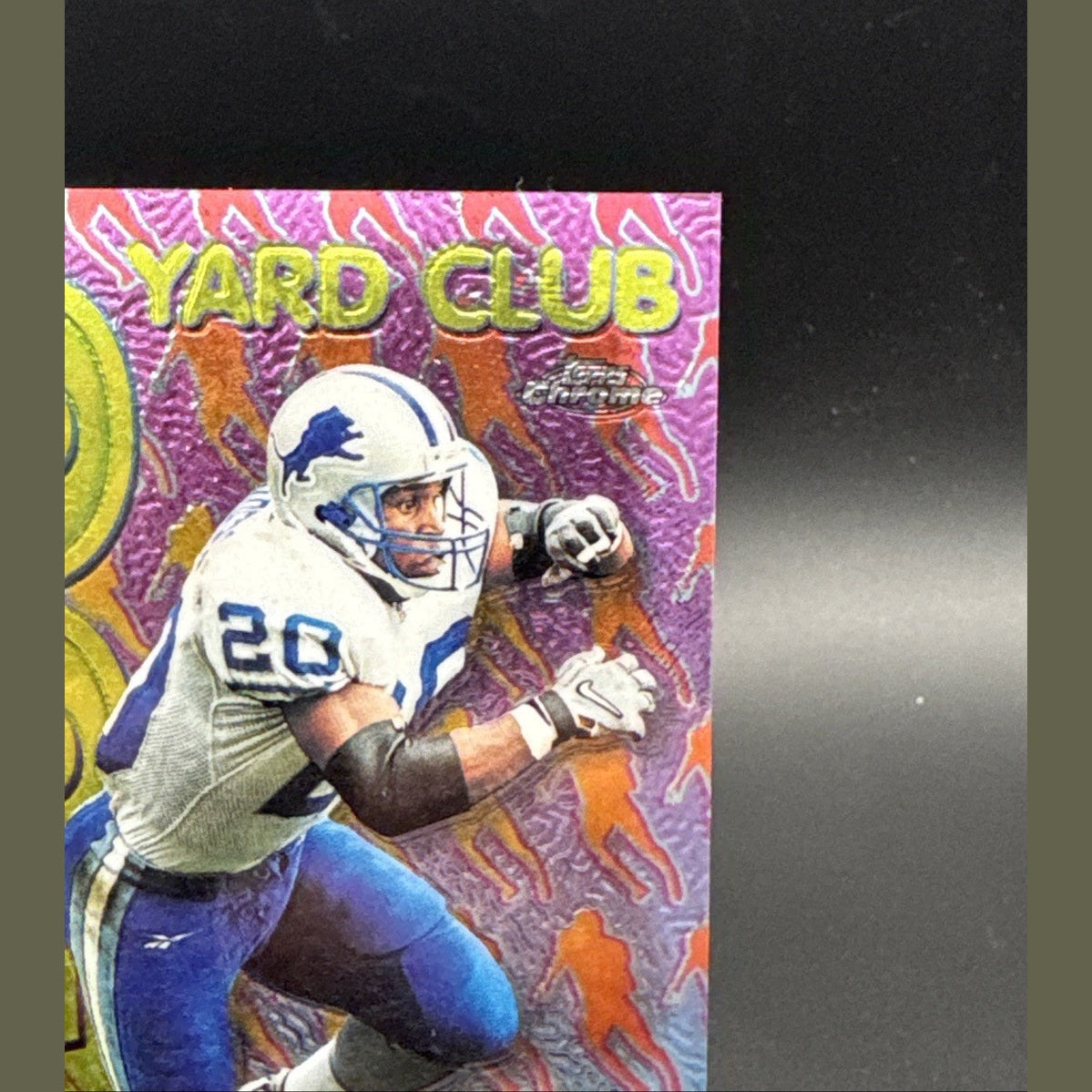 1999 Topps Chrome 1200 Yard Club Barry Sanders Card #AE7