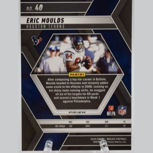 2025 Mosaic Football Eric Moulds Mosaic Red #40