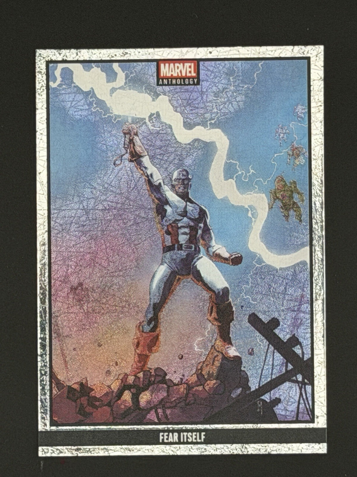 Fear Itself 2025 Panini Anthology Marvel #77 Sparkle Holo /300 Captain America