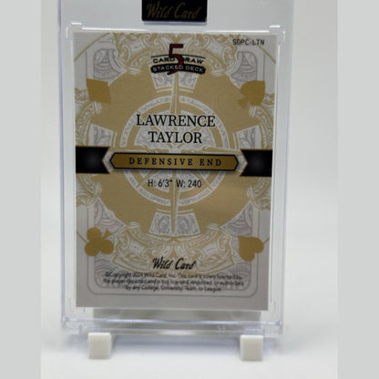 2024 Wild Card 5 Card Draw Stacked Deck – Lawrence Taylor 1/1 King Of Clubs