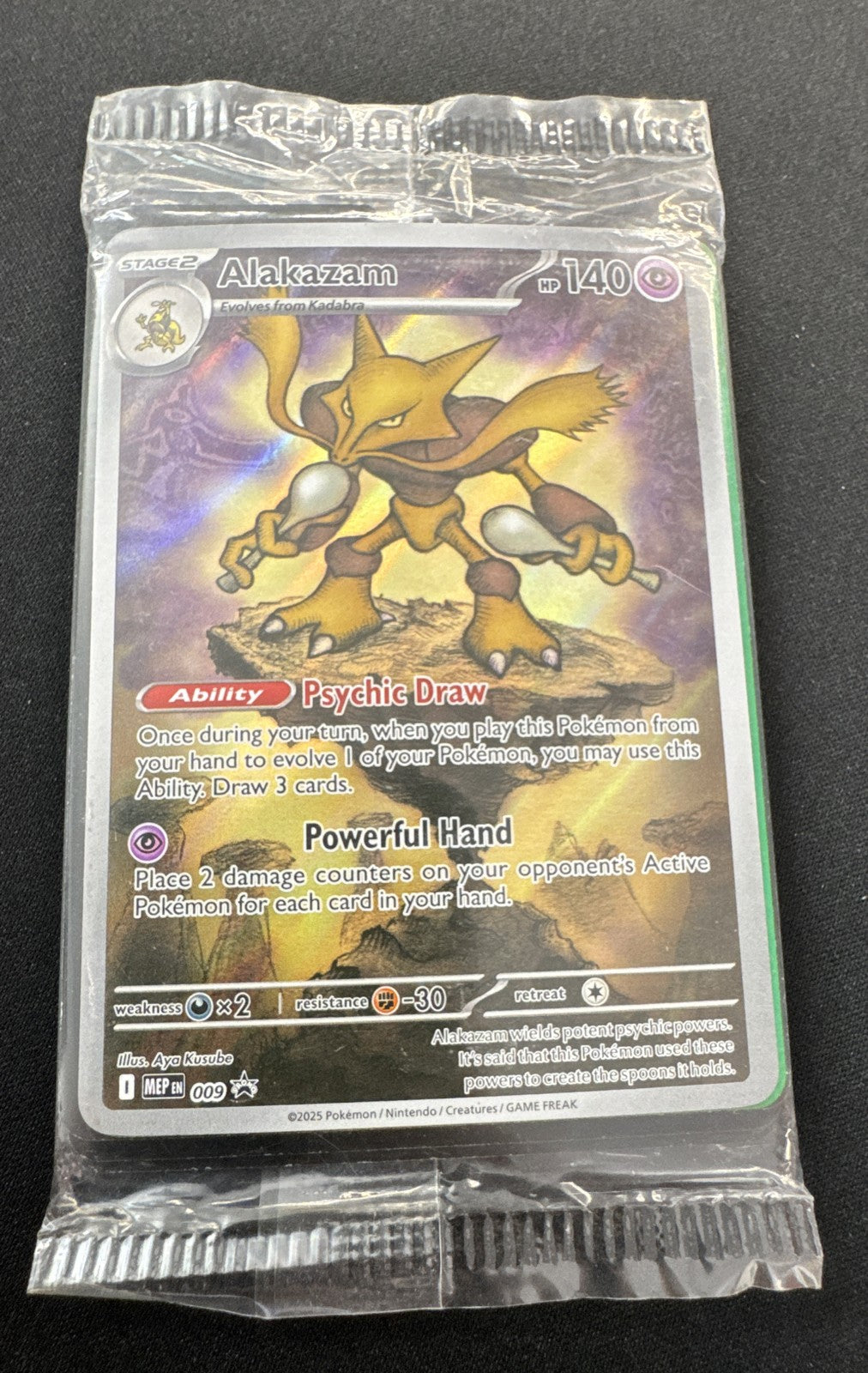 Alakazam 009 Me: Mega Evolution Promo Holo