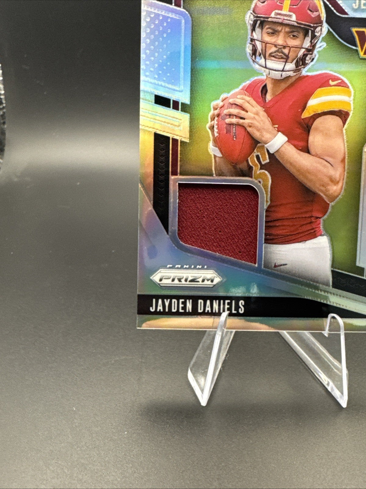 2024 Panini Prizm Jayden Daniels Rookie Premier Jerseys Silver Prizm RC #PJ-JDS