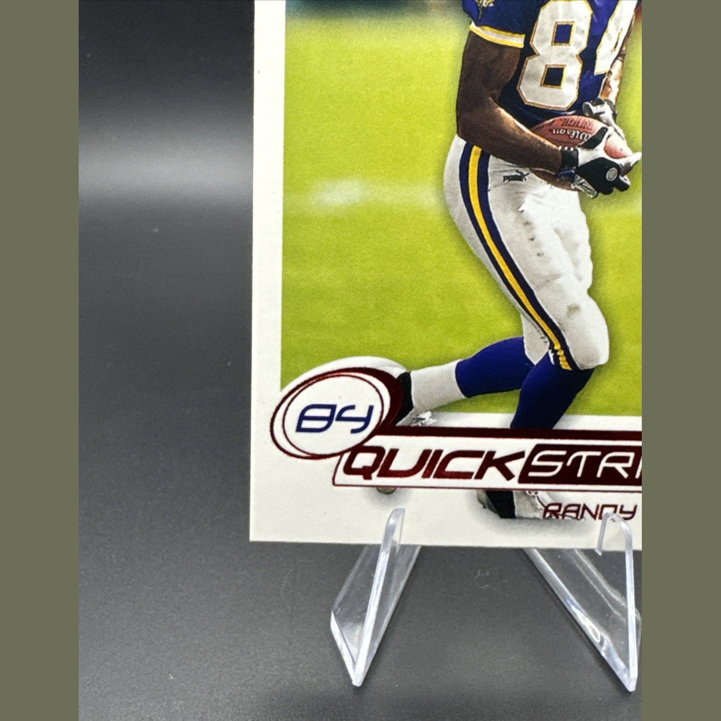2001 Fleer Ultra Randy Moss Quick Strike Insert 8 QS Minnesota Vikings