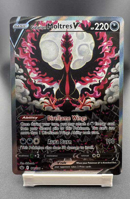 Galarian Moltres V (Alternate Full Art) 177/198 Swsh06: Sword & Shield