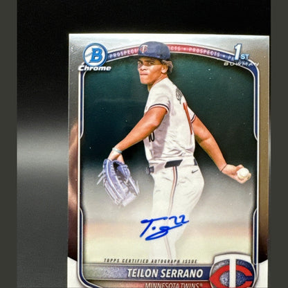 2025 Bowman Chrome Prospects Teilon Serrano 1st Bowman Auto #CPA-TS