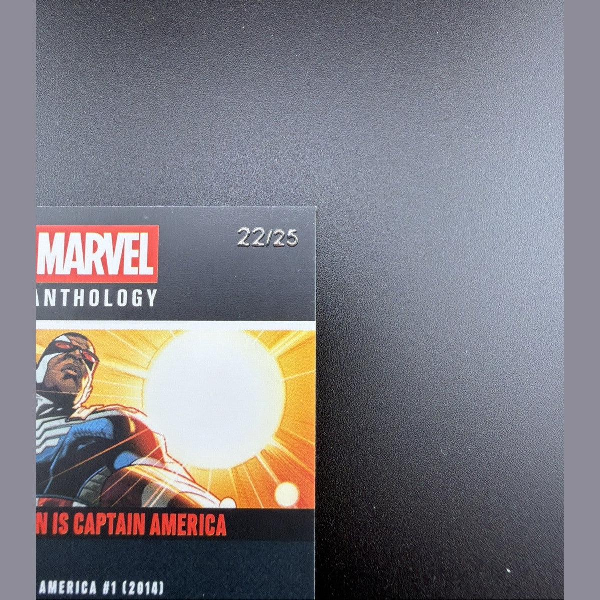 2025 Panini Marvel Anthology Sam Wilson Is Captain America  Marble Holo /25 #89