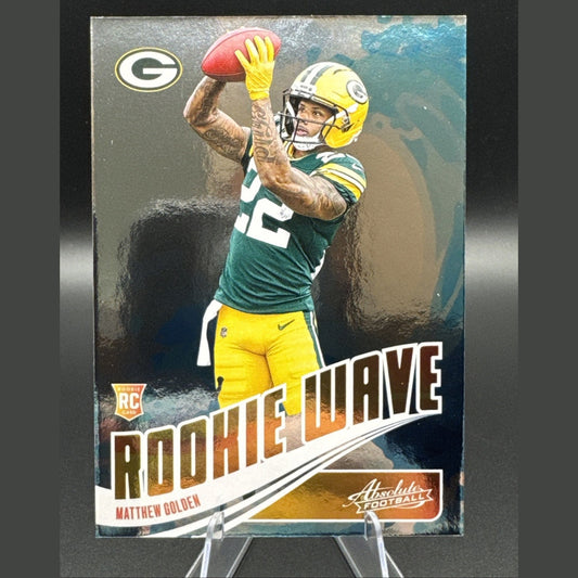 2025 Panini Absolute - Rookie Wave Matthew Golden #RW-MGN RC Green Bay Packers