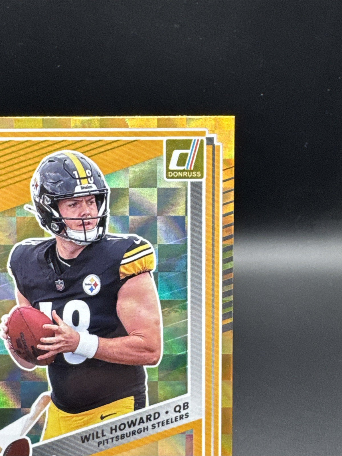 2025 Panini Donruss The Rookies Will Howard No. 10 Pittsburgh Steelers RC