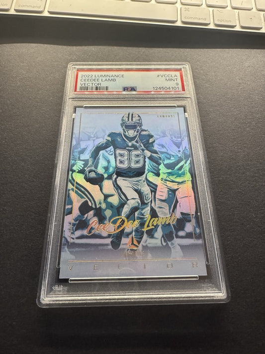 2022 Luminance Ceedee Lamb Vector #vccla Cowboys Case Hit SSP PSA 9 POP 4