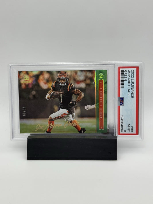 2022 Panini Luminance - Ja'Marr Chase #99 Green /99 PSA 9