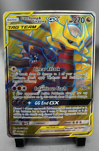 Garchomp & Giratina GX (Full Art) 228/236 Sm-Unified Minds Holo