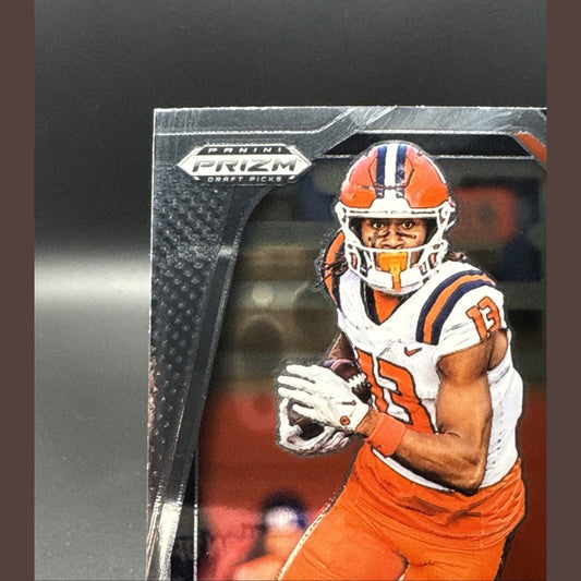 2025 Panini Prizm Draft Picks - Pat Bryant (RC) Prizm #35 Illinois