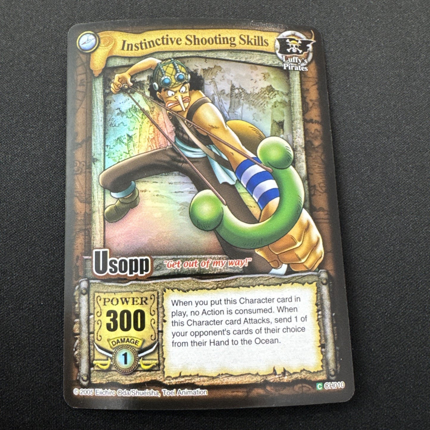 Bandai One Piece CCG Card Usopp The Anxious-minded Brave Man Of The Ocean Holo