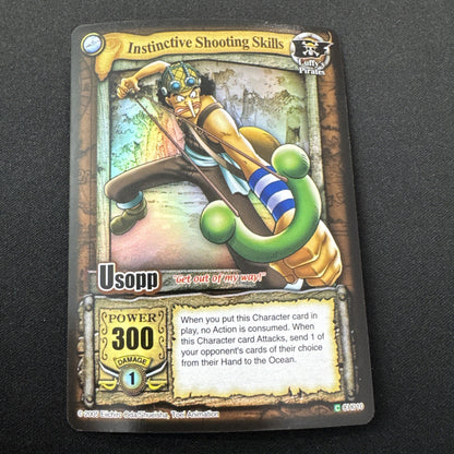 Bandai One Piece CCG Card Usopp The Anxious-minded Brave Man Of The Ocean Holo