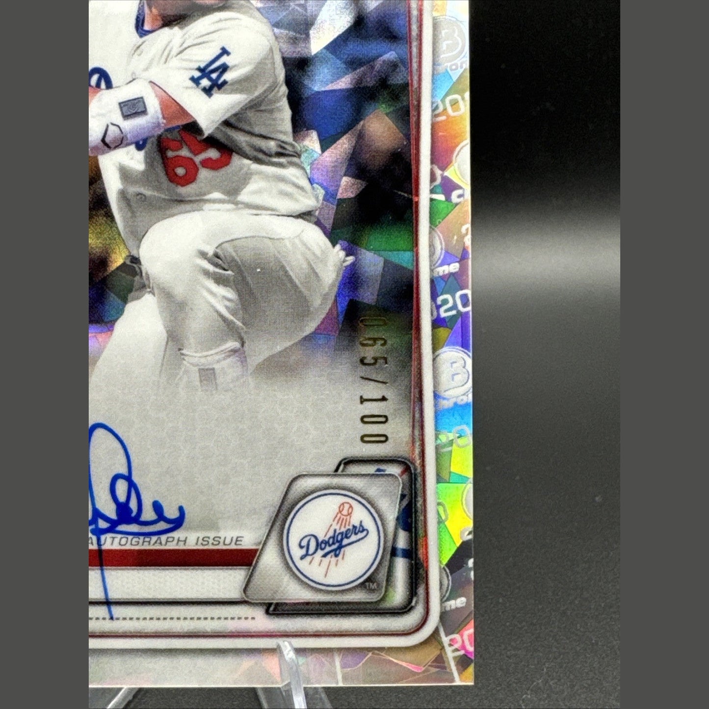 2020 Andy Pages 1st Bowman Chrome Cracked Ice RC Autograph 65/100 #CPA-AP