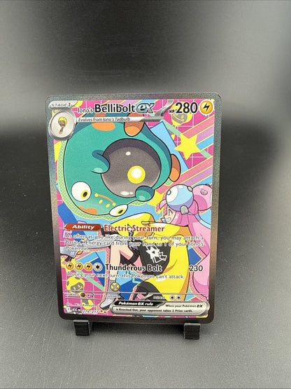 Pokémon Bellibolt ex Full Art Holo Special Illustration Rare 279/217 Sv09
