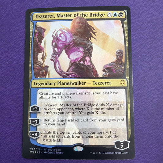 Tezzeret, Master of the Bridge Buy-A-Box Promos Foil NM JL