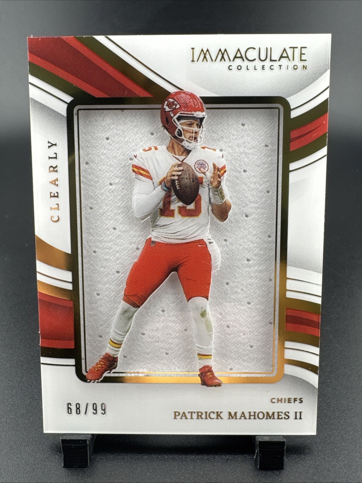2023 Panini Immaculate Clearly Jerseys /99 Patrick Mahomes II #CIJ-PM