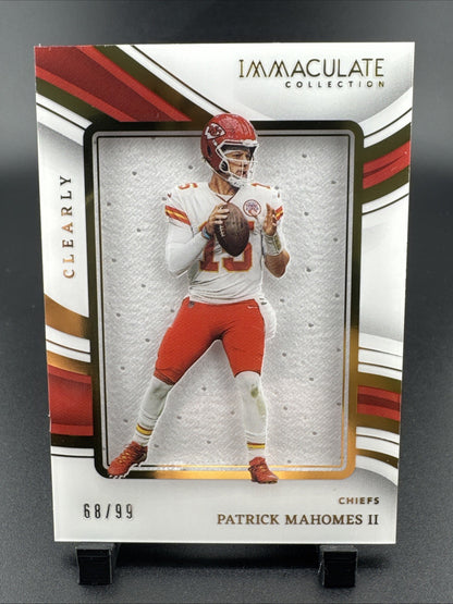 2023 Panini Immaculate Clearly Jerseys /99 Patrick Mahomes II #CIJ-PM