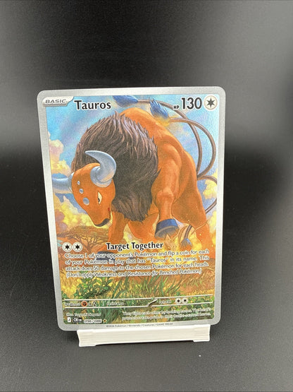 2026 Pokémon Chaos Rising EN Tauros Illustration Rare  #096/086