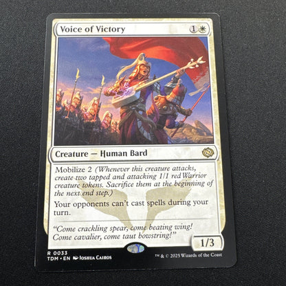 Voice of Victory - Normal - Tarkir: Dragonstorm MTG LP